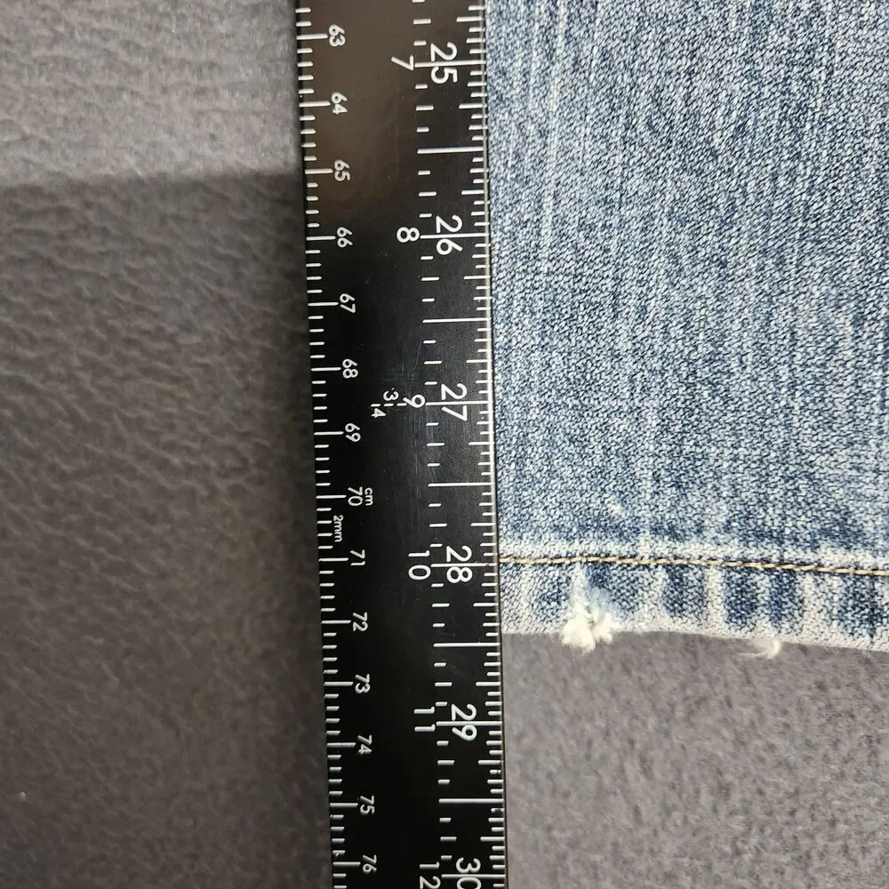 Vtg Banana Republic Jeans Men 34X30(28) Straight Leg Button Fly